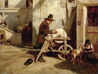 The Knife-grinder by Alexandre Gabriel Decamps